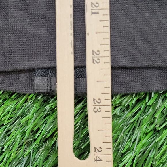 Virginia Tech Hokies Zip Hoodie Small 20x22 Baggy Black Gray - Picture 9 of 15